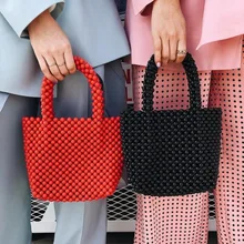 Одноцветные женские вышитые бисером сумки элегантные вечерние сумки ретро дизайнерские качественные сумки роскошные брендовые ручные перламутровые сумки