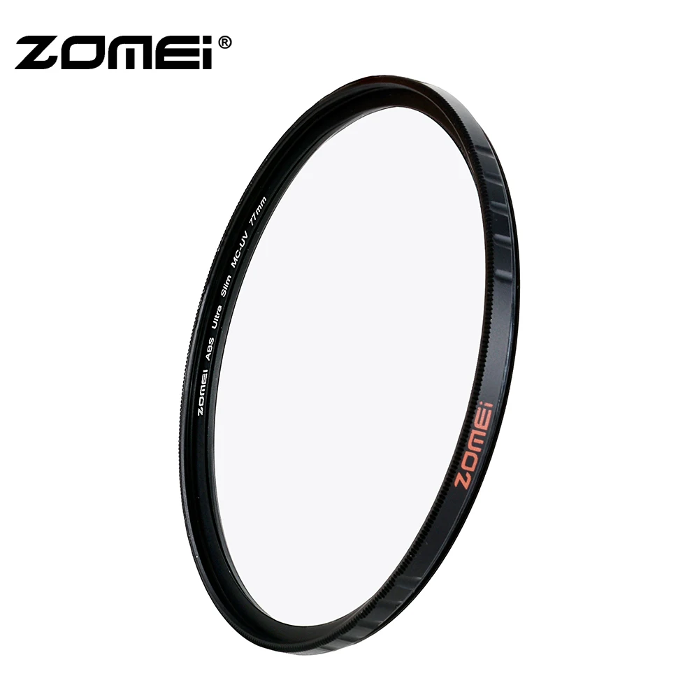 Zomei профессиональный ABS ультра тонкая клавиатура MC-UV MCUV фильтр 40,5/43/46/49/52/55/58/62/67/72/77/82 мм Multicoat защитное устройство для объектива
