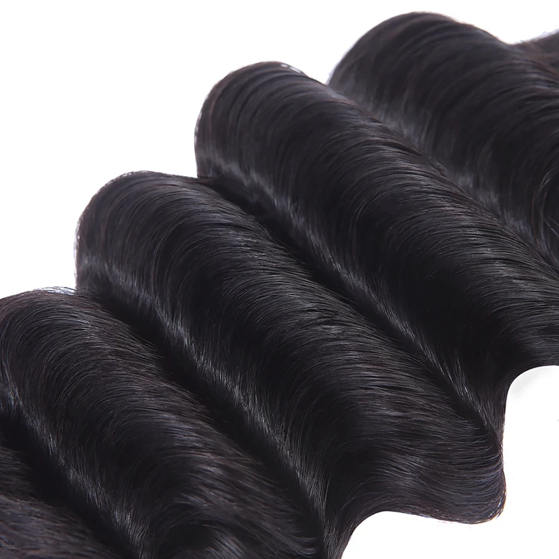 Hot Beauty Hair Funmi Half Ocean Wave Brazilian Virgin Hair Tissage Cheveux Humain One Bundles Can Buy 3 or 4 Can Be Dyed Hair Extension (4)