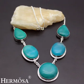 

Hermosa Jewelry Classic Fashion 925 Sterling Silver women Necklace 18 inches HM541