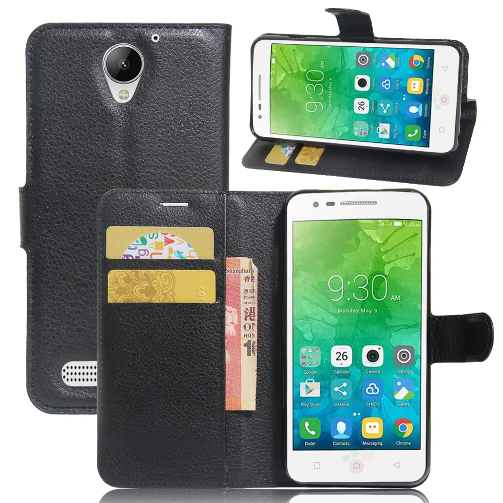 

CYBORIS for Lenovo Vibe C2 PowerWallet Leather Phone Case for Lenovo Vibe C2 Power Flip Cover Stand Wallet Bag Card Holder