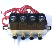 4 шт./компл. коллектор клапан Соединительная труба O.D 4 мм 6 мм 8 мм 10 мм 12 мм пневматический прямой акт электромагнитный клапан газа 2V025-06