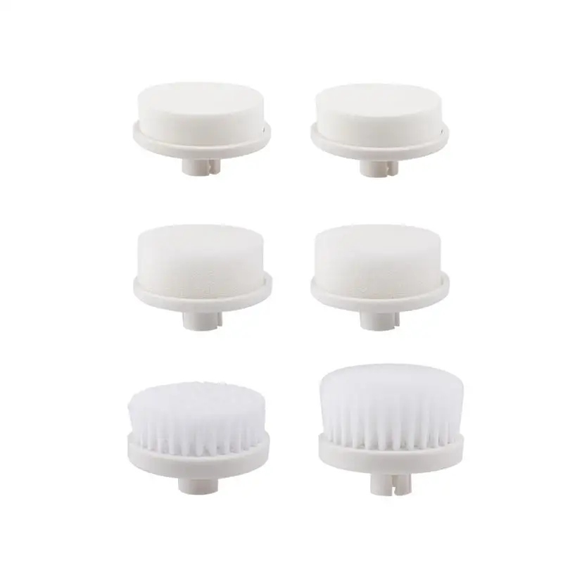 

RUIMIO 6pcs Replacement Brush Heads for P2016 Facial Massager Cleaner Face Deep Cleansing Clean Wash Pore Care Shaver Brush Head