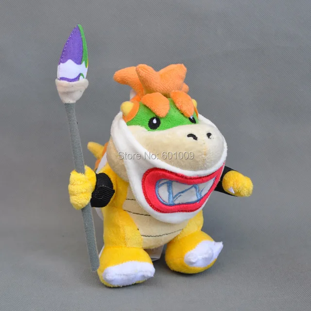 Super Mario Bowser JR Plush Toy With Tag Stuffed Dolls 7"1 Retailin
