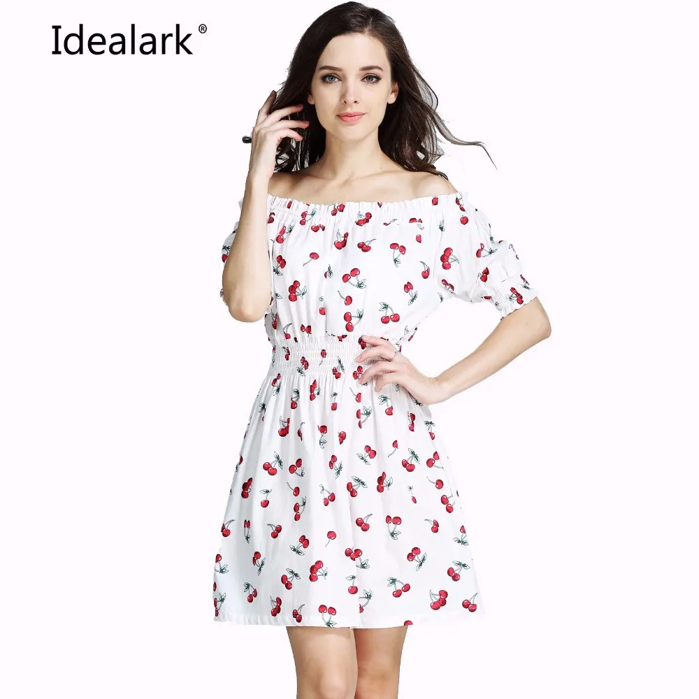 pure-cotton-New-2017-plus-size-summer-autumn-Women-Dress-ukraine-Casual-sexy-wide-boat-neck