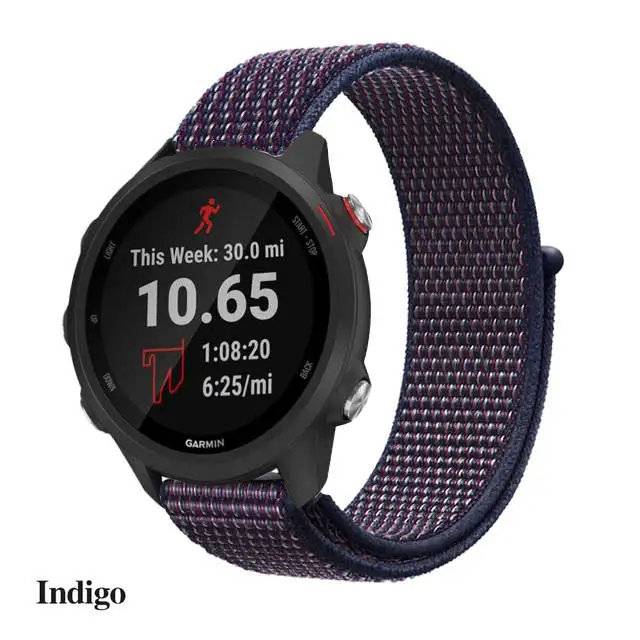 Нейлоновый ремешок-петля для Garmin Forerunner 245 M/Garmin vivoactive 3 Forerunner 645, Смарт-часы, браслет, ремешок для часов - Цвет: 5