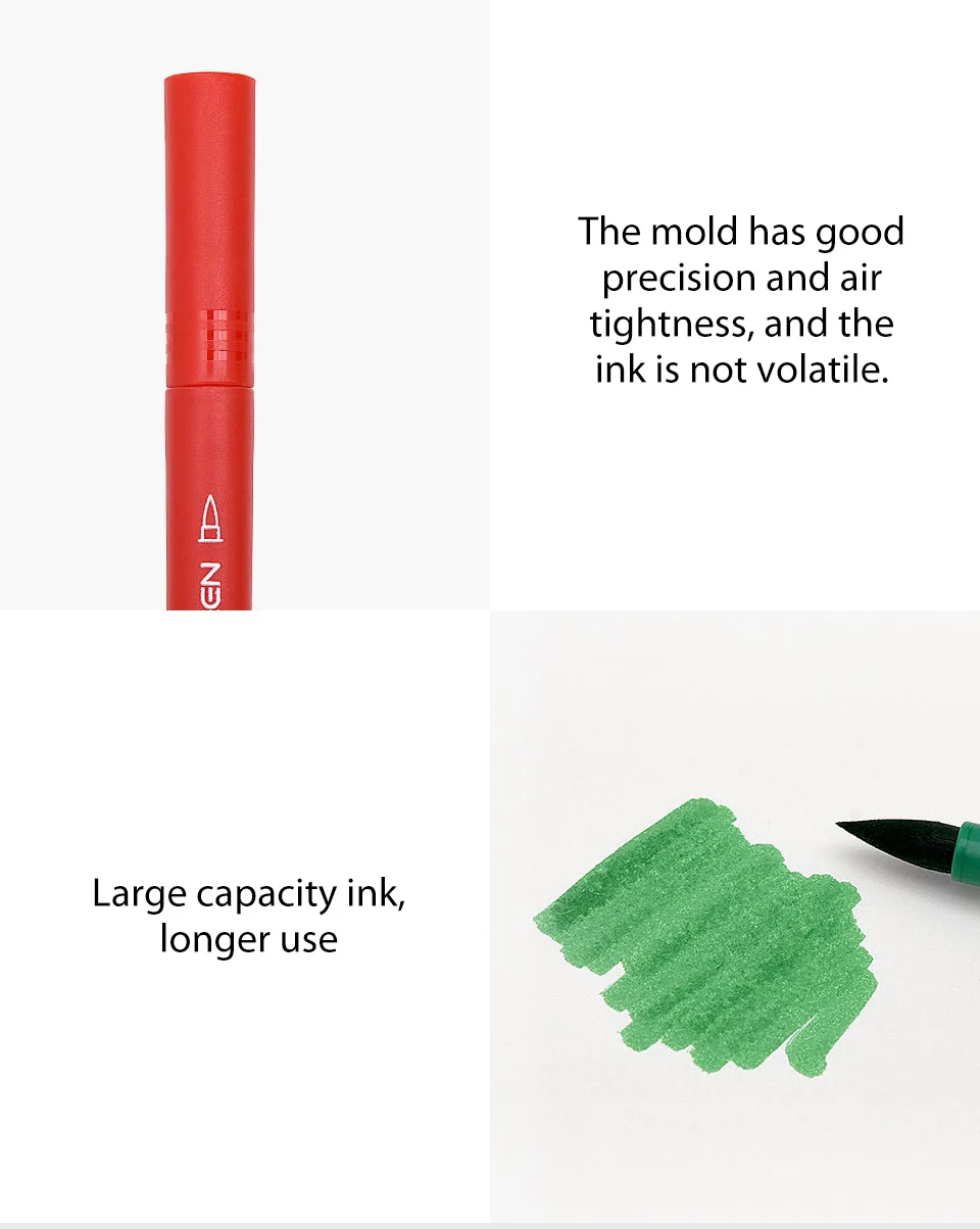 Xiaomi KACO 36 Colors Double Tip Watercolor Pens Painting Graffiti Art Markers Drawing Set Art Dual Brush Pen Non-toxic Safe (2)