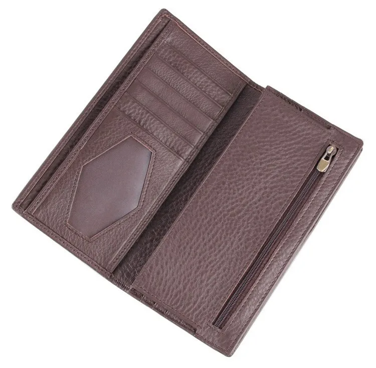 J.M.D модный мужской кошелек из натуральной кожи кофейного цвета, клатч 8053C