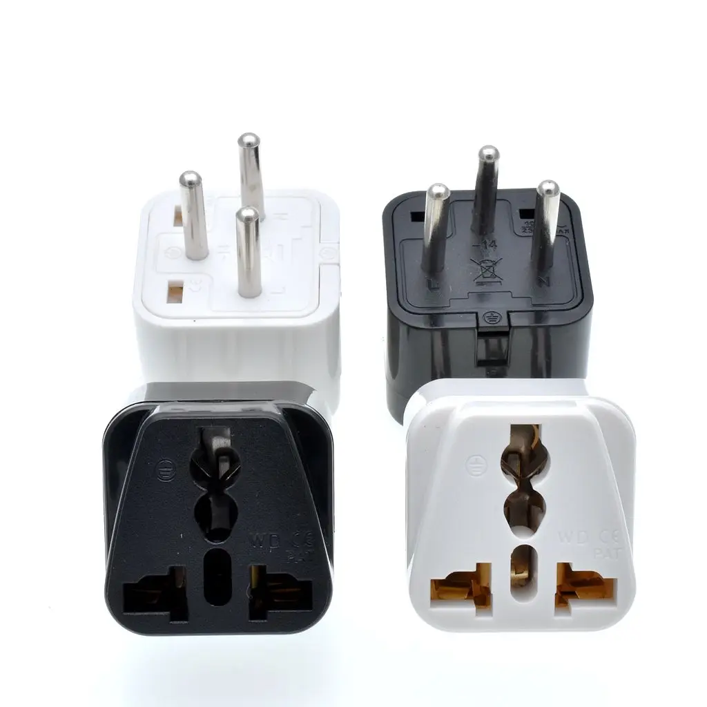 Universal Israe IL Plug Adapter 3 Pin EU Euro AU US UK To Israel Travel Adapter Electric Power Cord Charger Socket Outlet