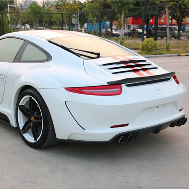 Корпус из углеродного волокна спойлер подходит для 2012- Carrera 911 991 заднее крыло VRS 911 V-RT стиль