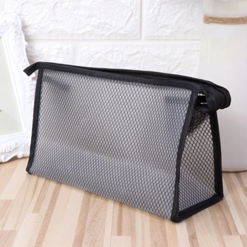 

Women Mesh Bag Travel Cosmetic Bags Makeup Case Storage Pouch Toiletry Organizer