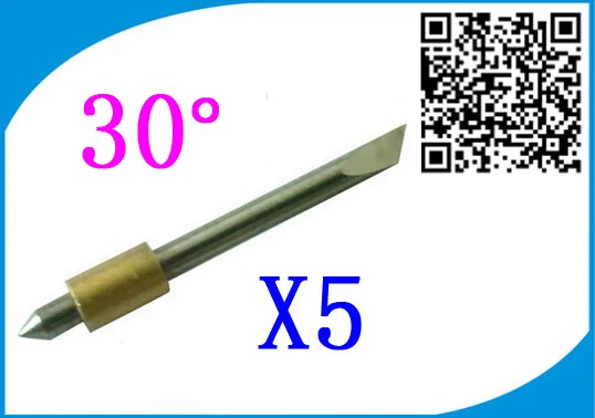 

5 pcs 30 Degree For Mutoh Vinyl Cutter Plotter Blades