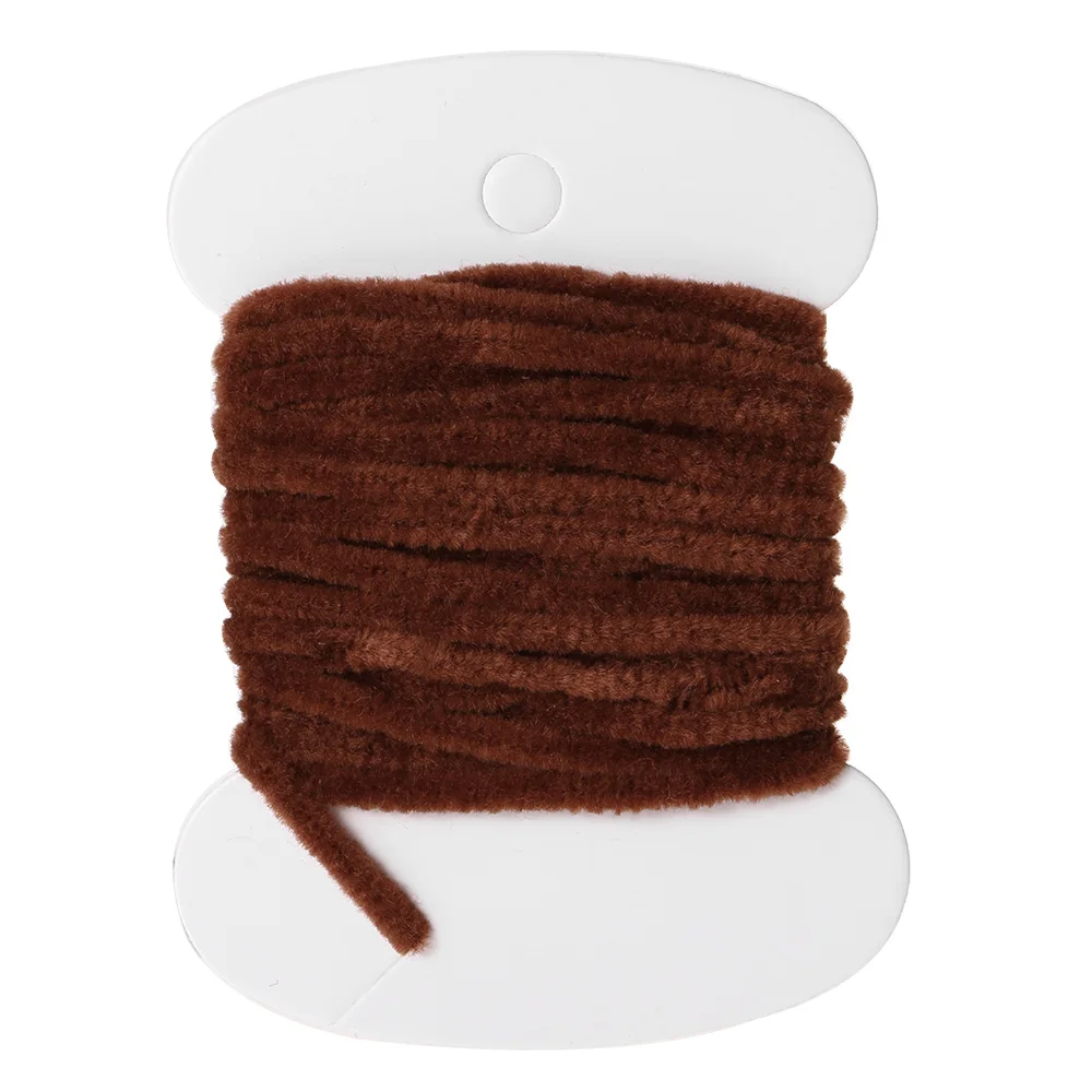 

3.0m Worms Rayon Yarn Tinsel Chenille Floss Line 8 Colors Thread Woolly Bugger Nymph Fly Tying Materials