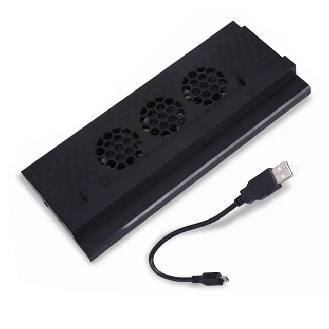 Best Price 1Pcs Vertical Stand Cooling Dock for Xbox one slim Console with 3 High Speed Game Cooler Fans and 2 USB Ports for Xbox one