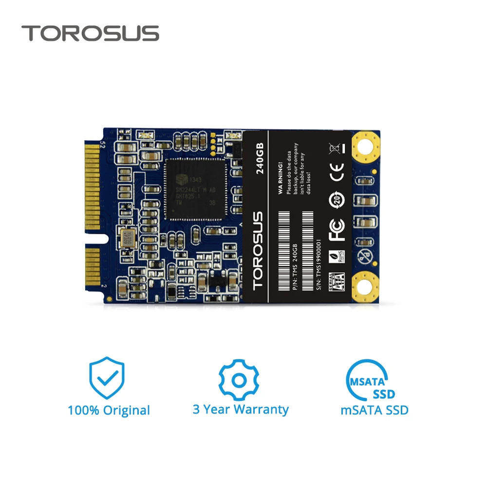  TOROSUS 240gb mSATA SSD Mini SATA SSD Festplatte SATA3 Interne Solid State Drive für Laptop hp ST-L