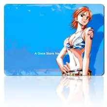 one piece mouse pad Nami blue mousepad laptop anime mouse pad gear notbook computer gaming mouse pad gamer play mats