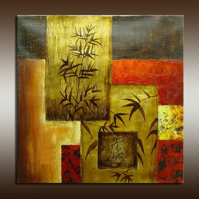 Popular Decorative Wall Art Modern Painting Tree and ...