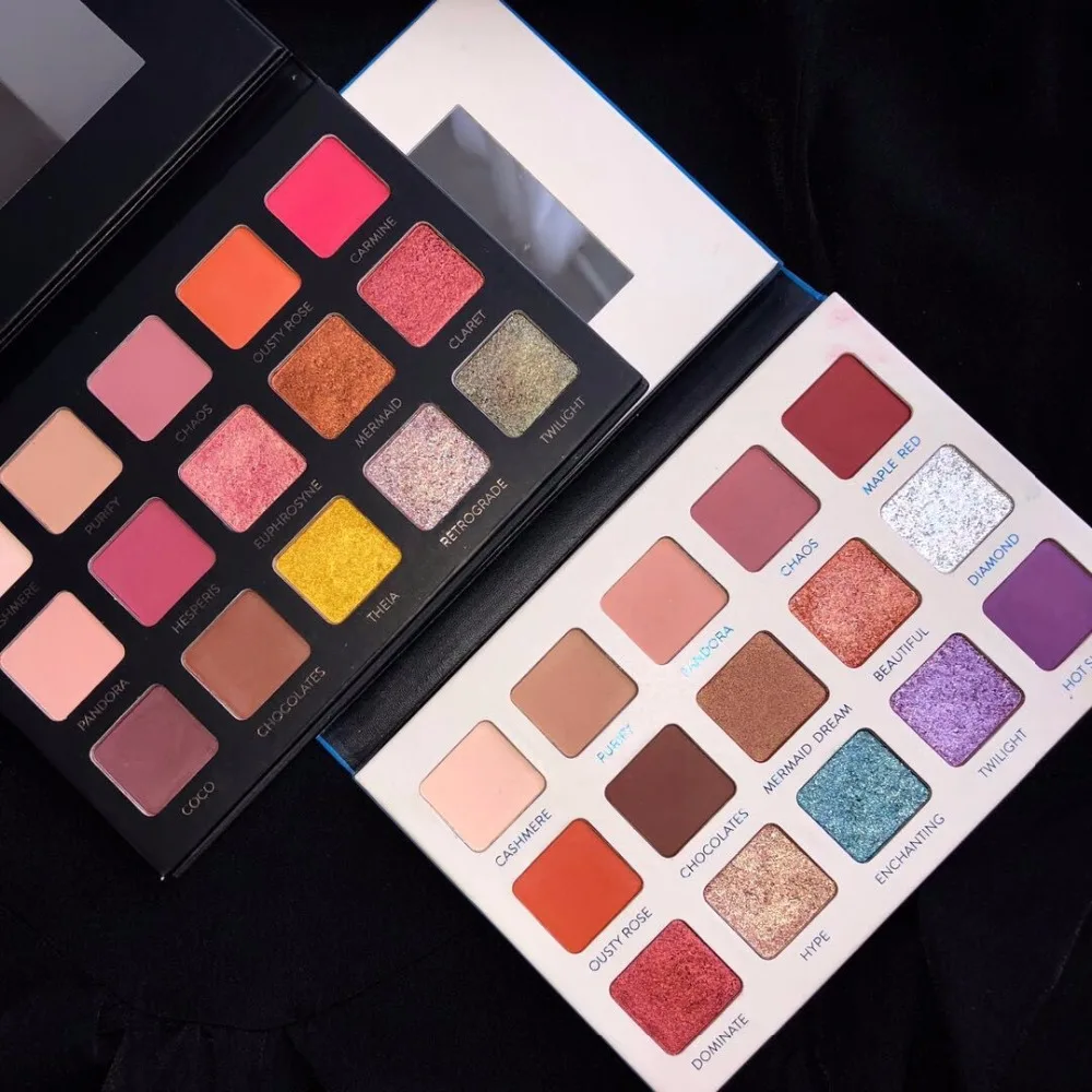 

Aurelife Fashion eyeshadow palette 15 Colors Matte Eye Shadow nake palette Glitter Shimmer & Matte eye shadow Nude Make Up set