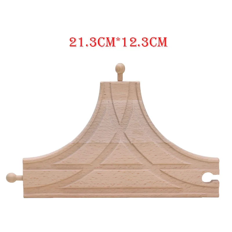 

Friends Retail T Track Tracks Wooden Train Track Toys Educational Blocks Doll Railway Accessories bloques de construccion