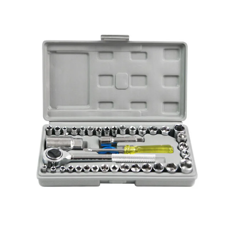 

40-piece sleeve combination 40pcs auto repair repair hardware kit
