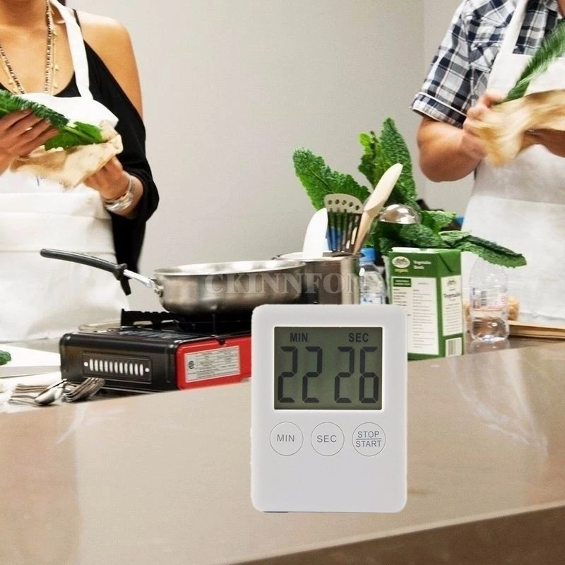 Best DHL 500PCS Modern Magnetic Alarm Clock Pizza Beauty SPA Mask Digital Multifunctional Cooking Timer Coutdown Tools Reminder 3