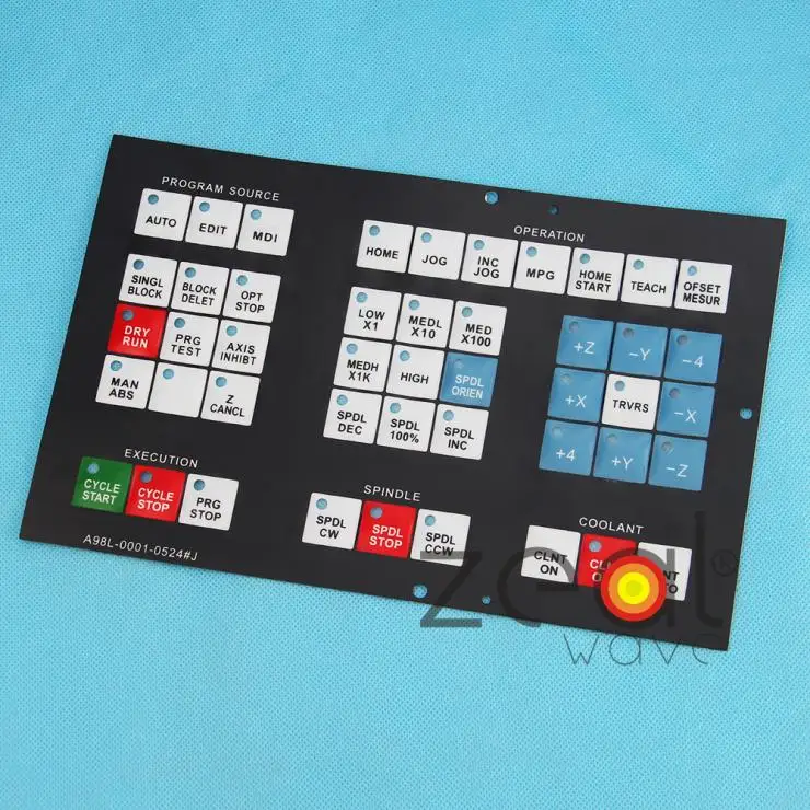 

Free Shipping For Fanuc A98L-0001-0524J Membrane Keysheet Keypad Keyboard Protective Film