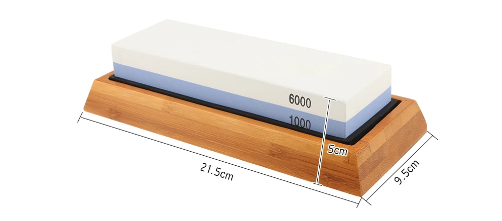 1000/6000 профессиональная точилка для кухонных ножей камень двухсторонний белый корунд точильный камень точильный инструмент