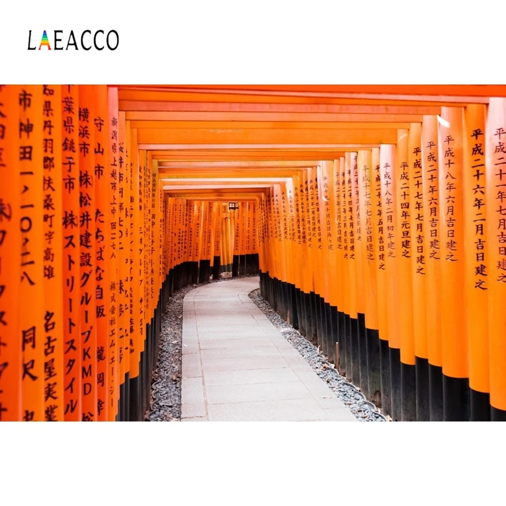 

Laeacco Japanese Shrine Torii Pillar Calendar Aisle Photographic Backgrounds Portrait Photography Backdrops For The Photo Studio