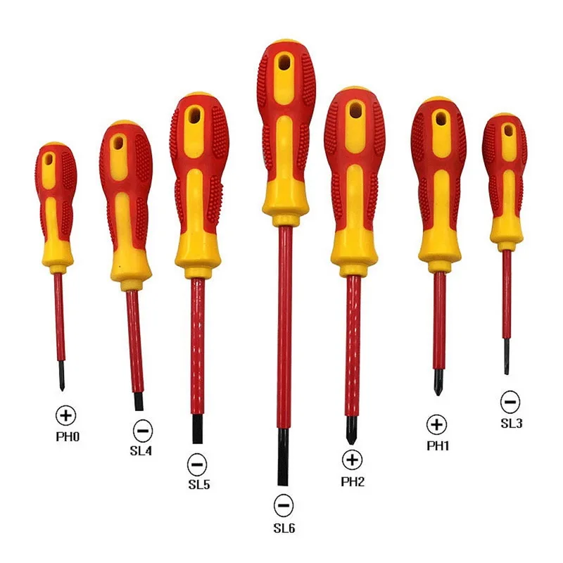 6/7/8pcs Insulated Screwdriver Set Withstand Voltage 1000V Precision