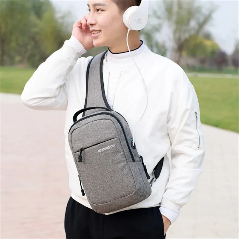 

Dual Functional Mochilas Women Single Strap chest pack bag female small canvas Waist high grade Men's bags free holograms