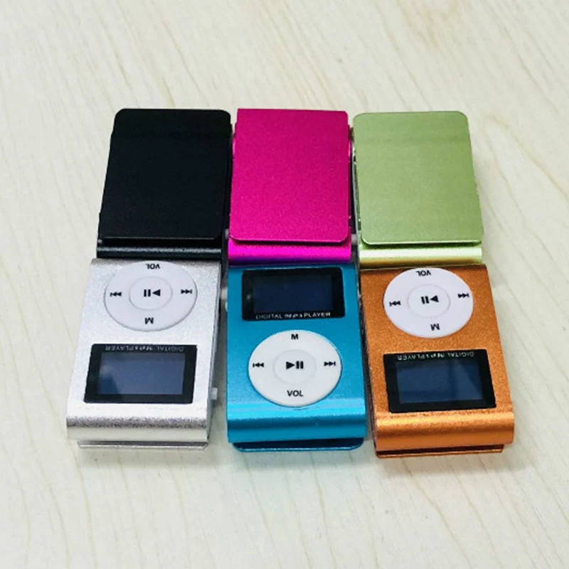 MP3 плеер мини LCD экран музыкальный медиа клип Поддержка карт микро sd 32 ГБ для tf