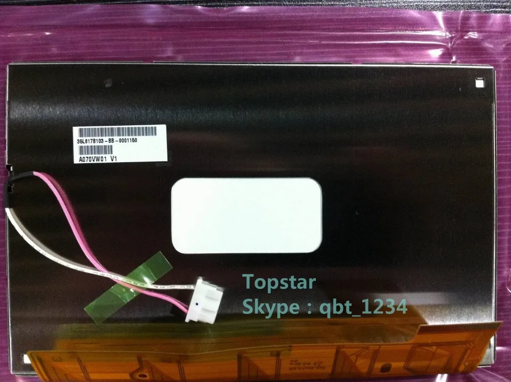 

A070VW01 V0 7.0" LCD Panel Display for MP4 PMP 800*480 one year warranty