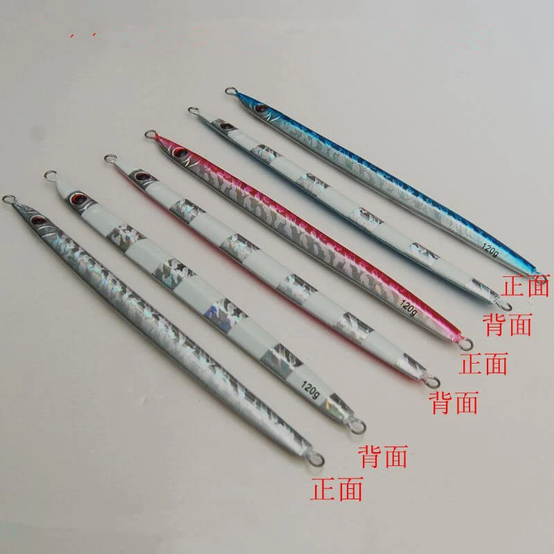 

3pcs 120g Micro Jigs Butterfly Metal Jig Fishing Lure Bait Snapper Jigging Slow Lures Bionic Artificial Crankbait Sea Ice Raft