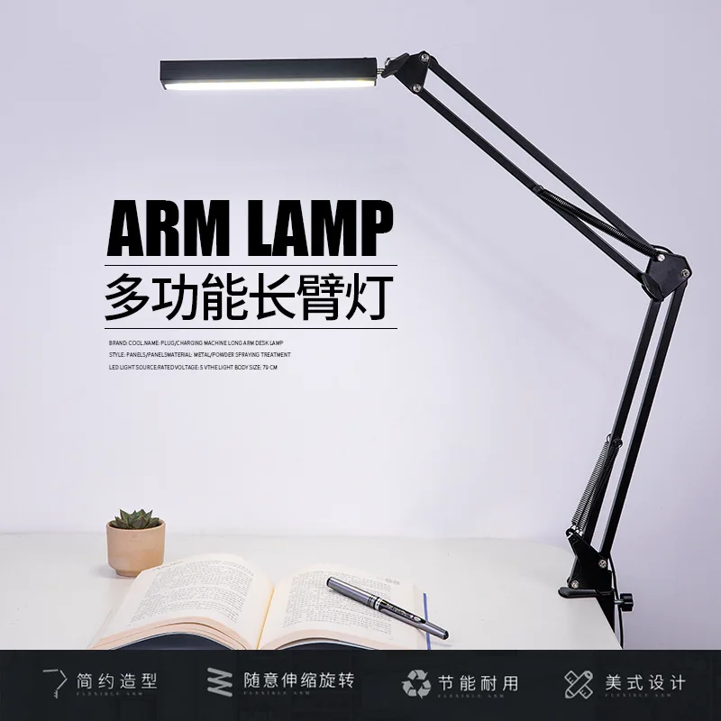

Desk Lamp Clip Office Led Desk Lamp Flexible Led Table Lamp Reading Led Light 3-Level Brightness&Color