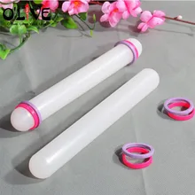 9 дюйм(ов) Пластик скалкой Фондант Торт Кондитерские равиоли ролл с антипригарным Glide тесто ролик торт Sugarcraft Кухня инструменты выпечки