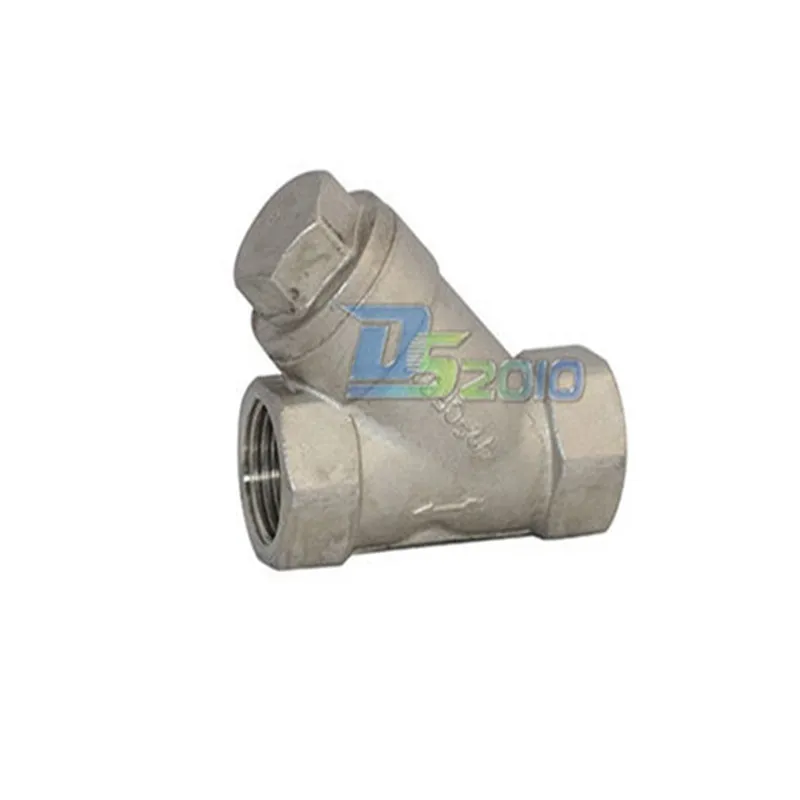 

MEGAIRON BSPT 1/2" DN15 CF8M WYE Valve with Strainer Mesh Stainless Steel SS316 Filter Valve 800WOG