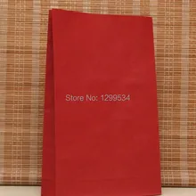 50 шт./лот красный бумажный пакет 23x12x7,5 см закуски подарок из бутика Ювелирная упаковка мешки крафт-бумажный пакет мешок без ручки