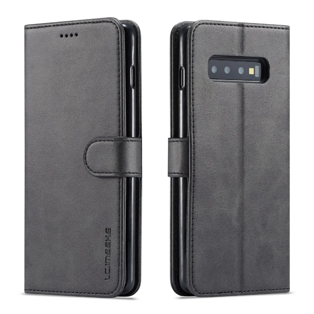 Leather Flip Case Cover For Samsung Galaxy S10 S10E S10Lite