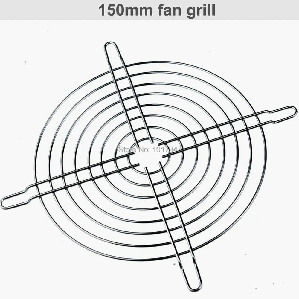 1 шт., Gdstime, 20 см, 200 мм, вентилятор, чехол из поликарбоната, сетчатый, хромированный, для защиты пальцев, гриль, 120 мм, 135 мм, 140 мм, 150 мм, 170 мм, мм