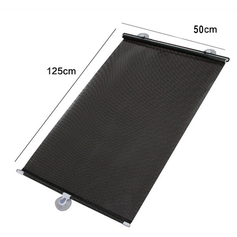 

Retractable Car Auto Window Sun Shade Visor Windshield Roller Blind 50cm X 125cm