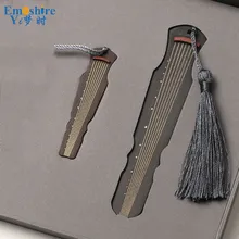 Новое поступление креативный закладки "красное дерево", набор, Одноцветный деревянная кисточка классический китайский подарок Закладка под заказ надписи M072