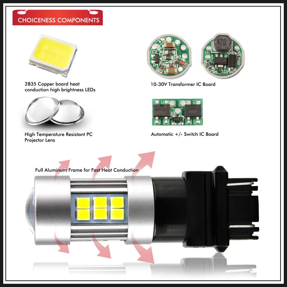 3157 Car Brake Reverse Light Bulb