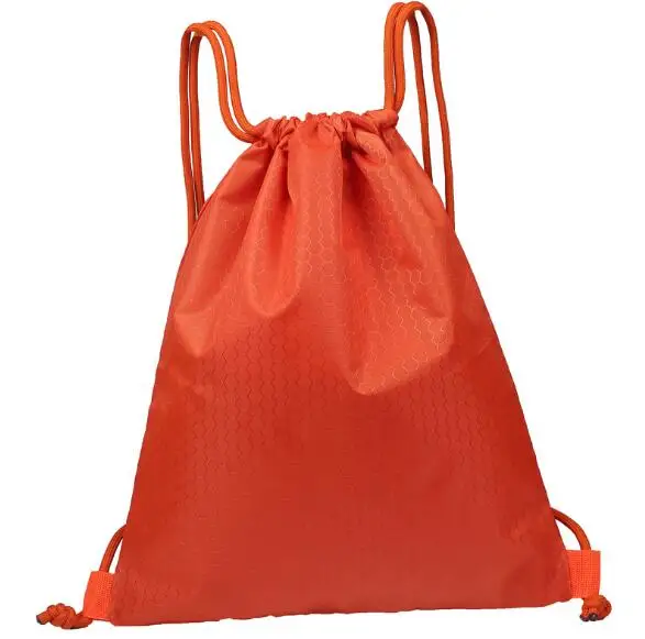 Leeshow прочная водонепроницаемая пляжная сумка с кулиской, одно основное отделение, без молнии карман, может напечатать логотип для компании