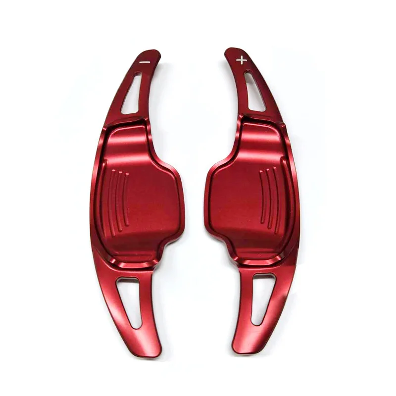 For Opel Astra K Interior Steering Wheel DSG Paddle Shifters Extensions 2pcs Car Styling - Название цвета: Red