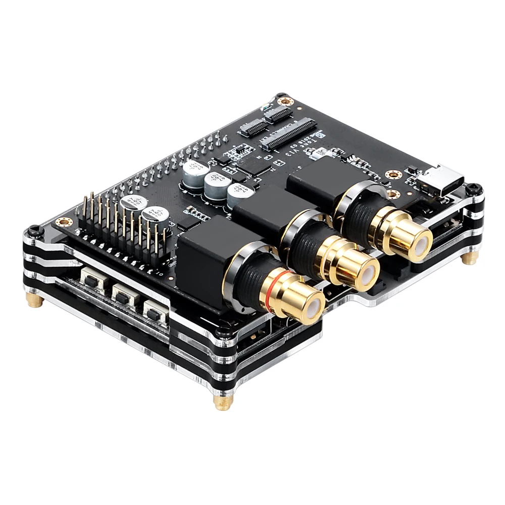 Billige Khadas Ton Bord ES9038Q2M USB DAC Hallo Res Audio Entwicklung Board mit XMOS XU208 128 QF48