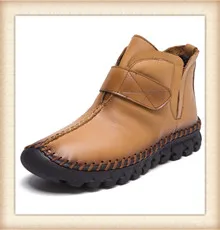 AARDIMI/Дизайнерские женские ботинки из натуральной кожи; сезон осень-зима; однотонные женские Ботинки Martin; Повседневная зимняя обувь; женские ботинки на плоской подошве