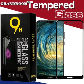 

100pcs Printing 9H Screen Protector Tempered Glass For Huawei P40 Lite P30 Mate 30 20 X Nova 7i 6 SE Y7P P SMART With Package
