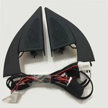 

A set For Kia K2 / for kia RIO 2011-2016 triangle head tweeter speakers audio trumpet speakers tweeter cars fans gift