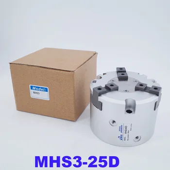 

GOGO High quality double acting pneumatic gripper MHS3-25D SMC type Parallel Style Air Gripper 3-Finger Type