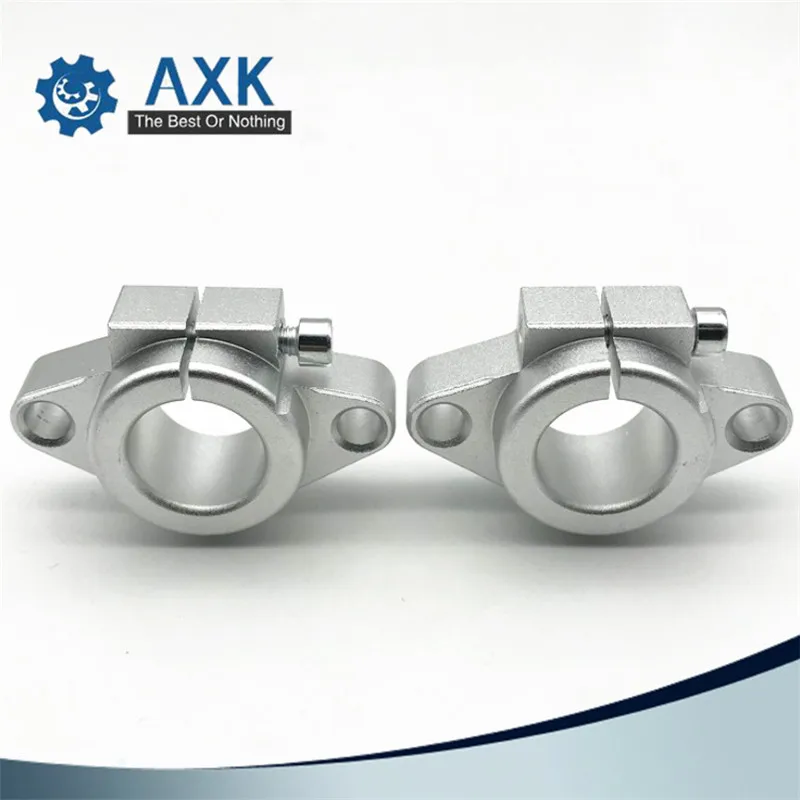 2pcs Rail Linear Motion Shaft Support CNC Aluminum Bearing SHF-35 35mm Freeship